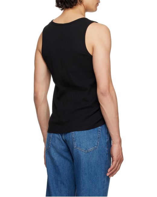 The Row Black Solstice Vest for men