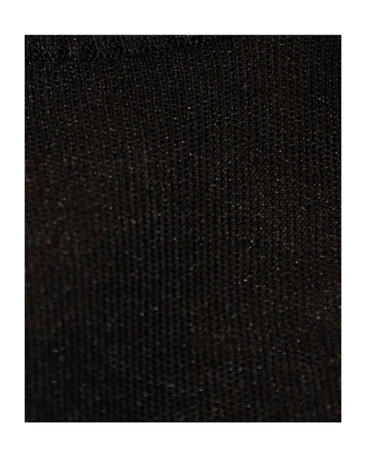 Moncler Black Metallic Effect Top