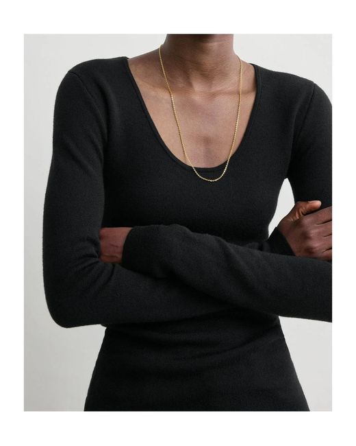 Totême  Black Long-Sleeved Knitwear