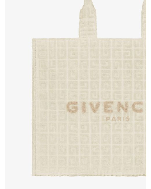 Givenchy Natural 4G Pattern Medium G-Tote Shopping Bag