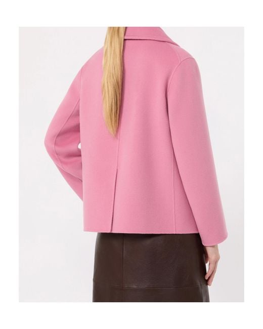 Max Mara Pink 'S Smmsissy Button-Up Coat