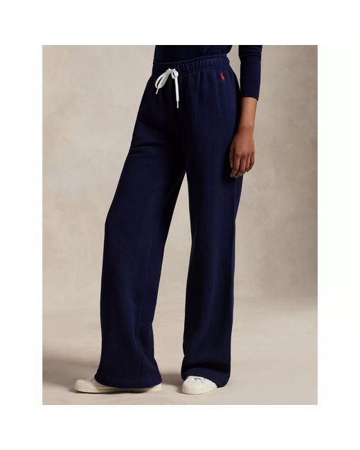 Polo Ralph Lauren Blue Wide Open Hem Fleece Joggers