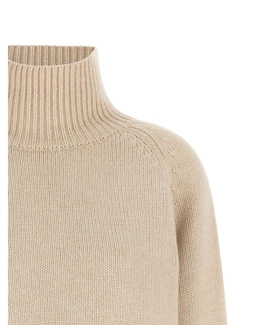 Be You Natural Cashmere Turtleneck Sweater