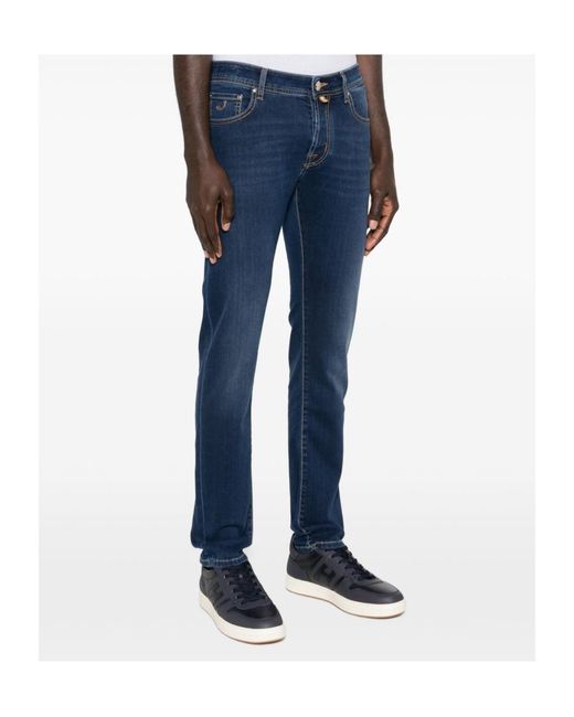 Jacob Cohen Blue Slim-Fit Denim Jeans for men