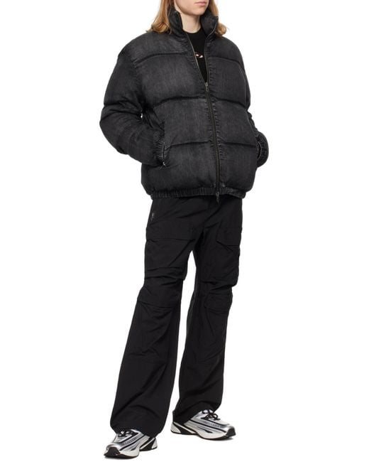 DIESEL Black P-Danzel Straight-Leg Cargo Trousers for men