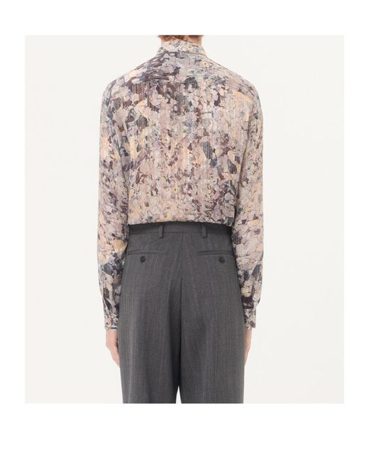 Valentino Gray Long-Sleeved Shirt for men