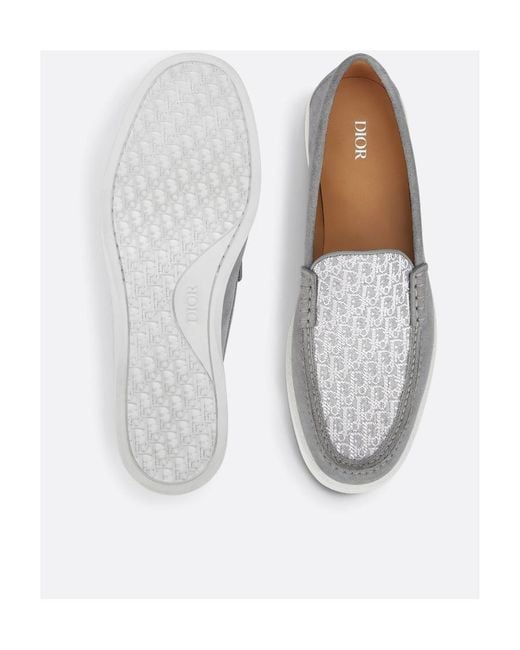 Dior Gray Granville Loafer for men