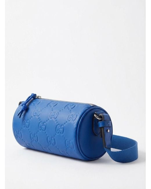 Gucci Blue Edge Mini Cylinder Bag for men