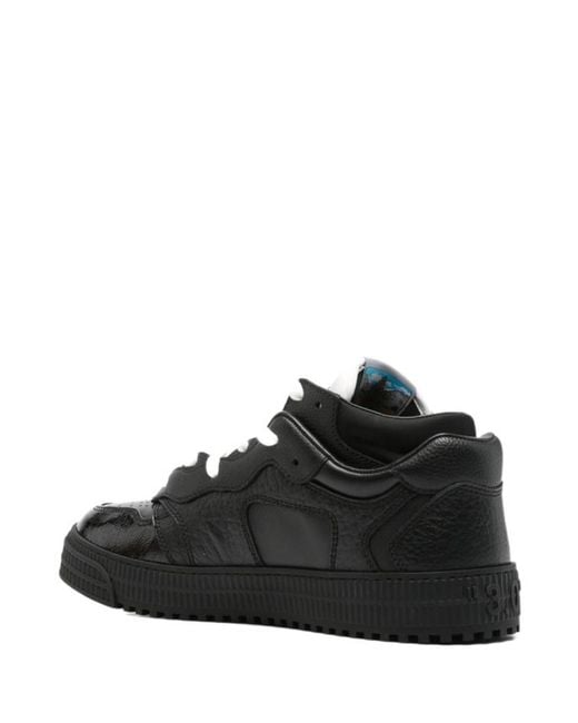 Off-White c/o Virgil Abloh Black Lace-Up Sneakers for men