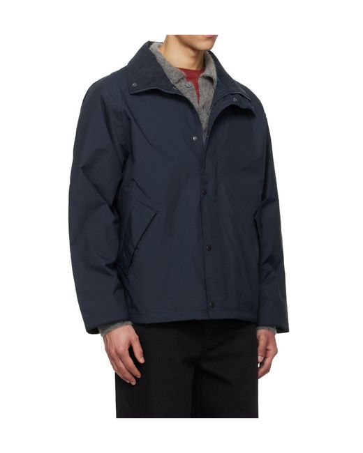 Nanamica Blue 2L Pertex Unlimited Field Jacket for men
