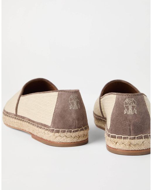 Brunello Cucinelli Natural Piping Espadrilles for men