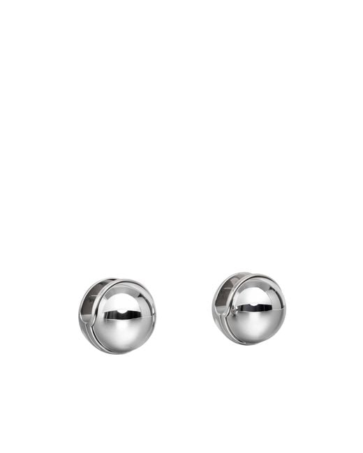 Alaïa Metallic Alaïa Sphere Earrings