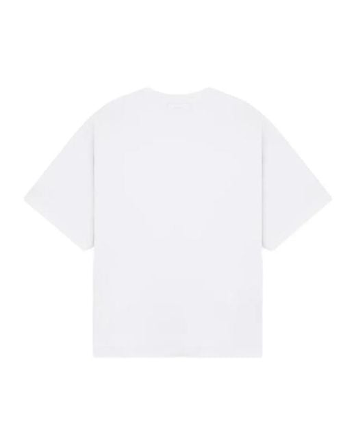 we11done White Logo-Print Oversized T-Shirt for men