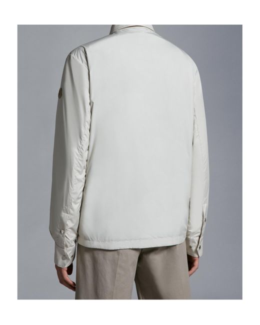 Moncler Gray Piz Buttoned Jacket for men