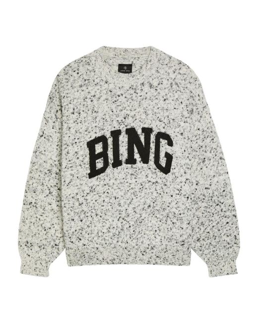 Anine Bing Gray Long-Sleeved Knitwear
