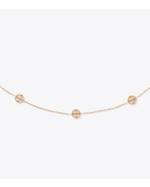 Tory Burch White Icon Necklace