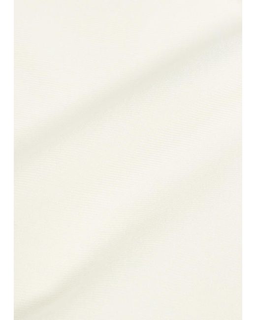 Joseph White Stretch-Silk Knit Tank