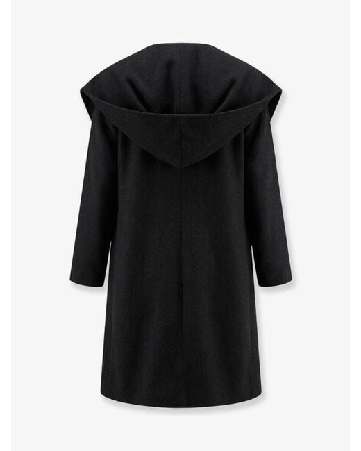 Totême Black Long-Sleeved Coat