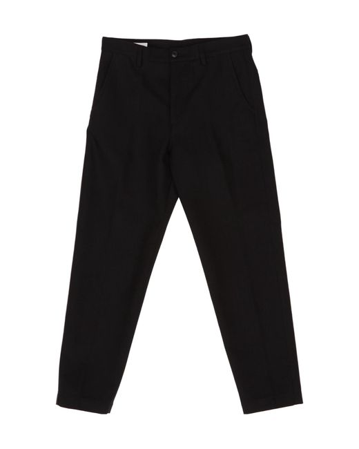 Dries Van Noten Black Wide-Leg Trousers for men