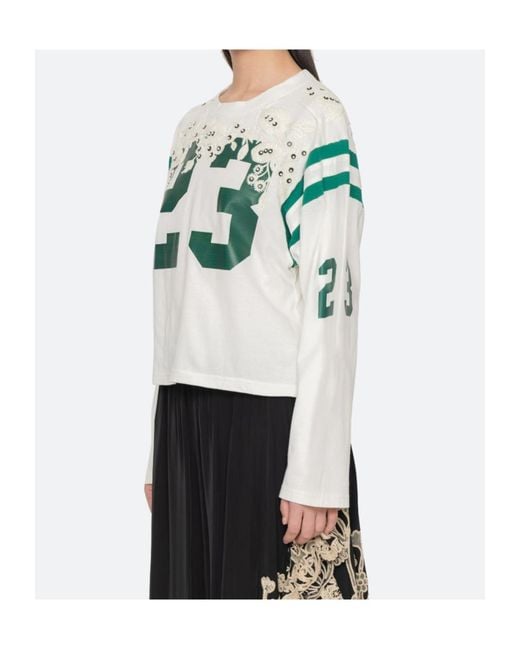 Sea Gray Georgie Embellished T-Shirt