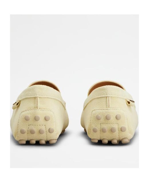 Tod's Natural Gommino Loafers