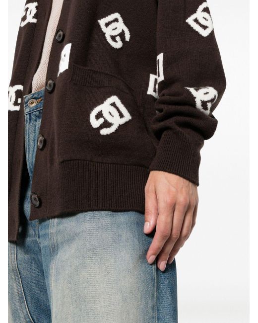 Dolce & Gabbana Black Wool Cardigan