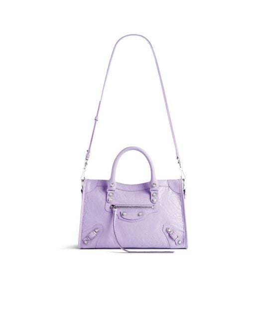 Balenciaga Purple Le City Bag Small