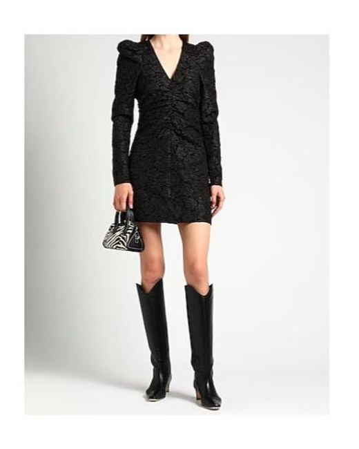 Ganni Black Short Dresses