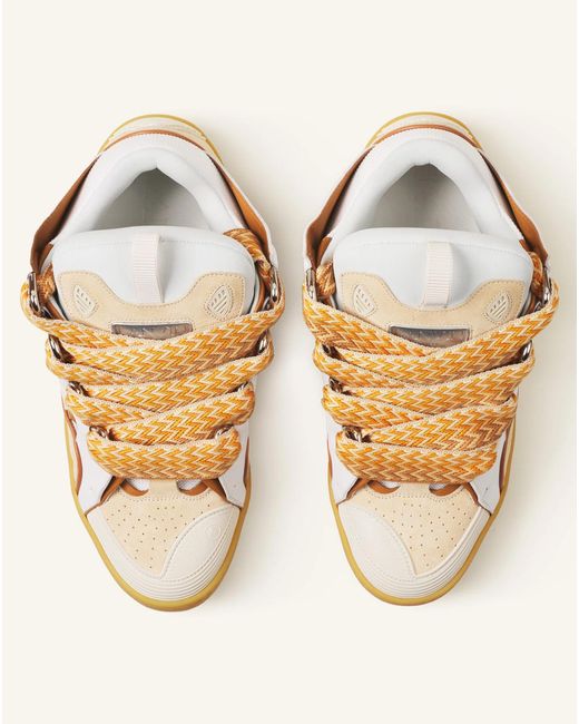 Lanvin Natural Curb Sneakers for men