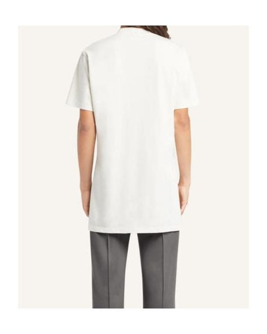 Courreges White Courrèges Oversized T-Shirt for men