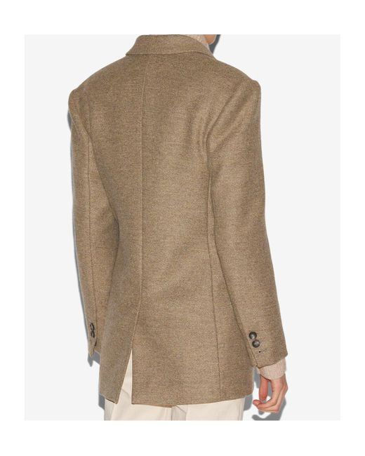 Isabel Marant Brown Double-Breasted Jacket