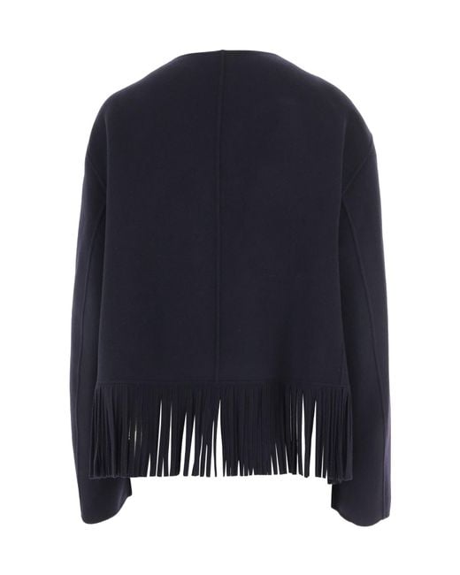 Carven Blue Long-Sleeve Jacket