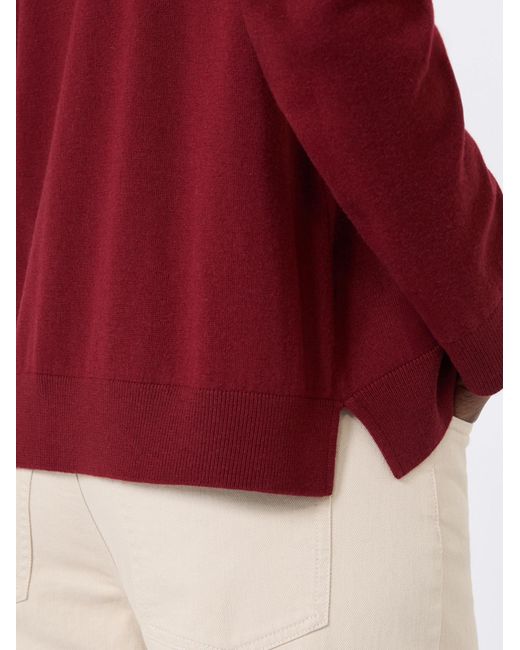 Max Mara Red Long-Sleeved Sweater