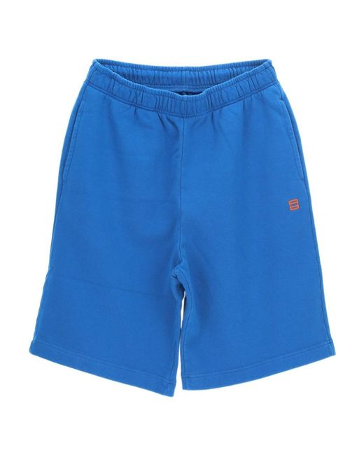Ambush Blue Logo Embroidered Shorts for men