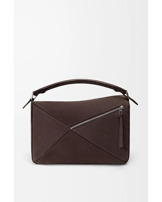 Loewe Brown Large Puzzle Tote Bag for men