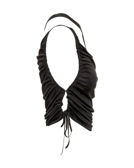 ANDREADAMO Black Sleeveless Blouse