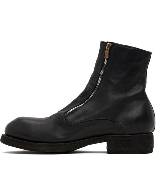 Guidi Black Gr07Fz Ankle Boots for men