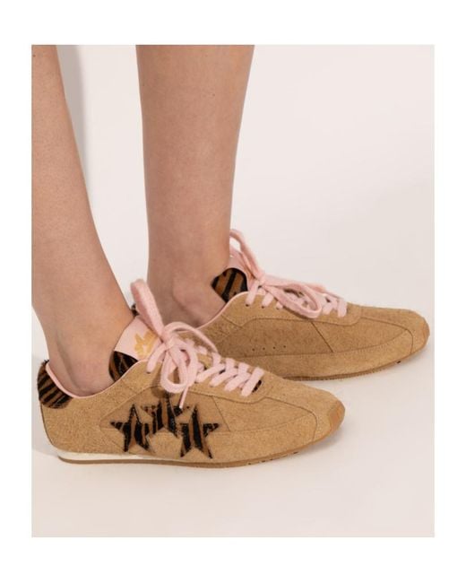 Amiri Natural Zebra Pacific Flat Sneakers