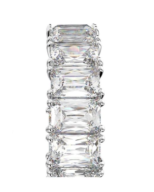 Swarovski White Millenia Hoop Earrings