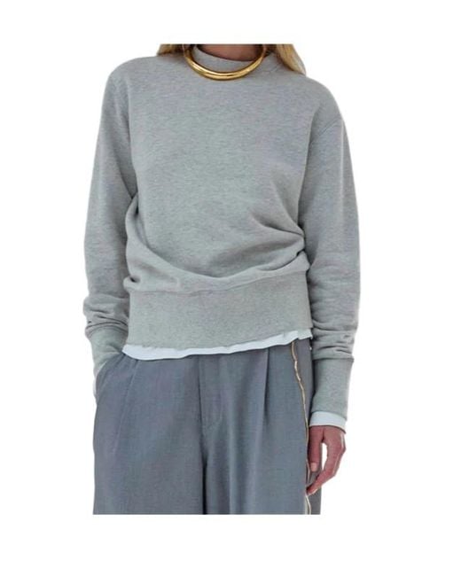 DARKPARK Gray Relaxed-Fit Crewneck Sweater