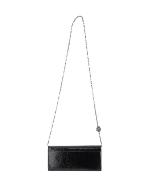 Roger Vivier White Belle Vivier Chain Wallet