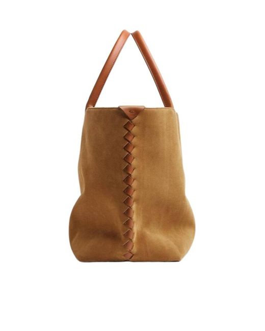 Bottega Veneta Brown Large Cabat