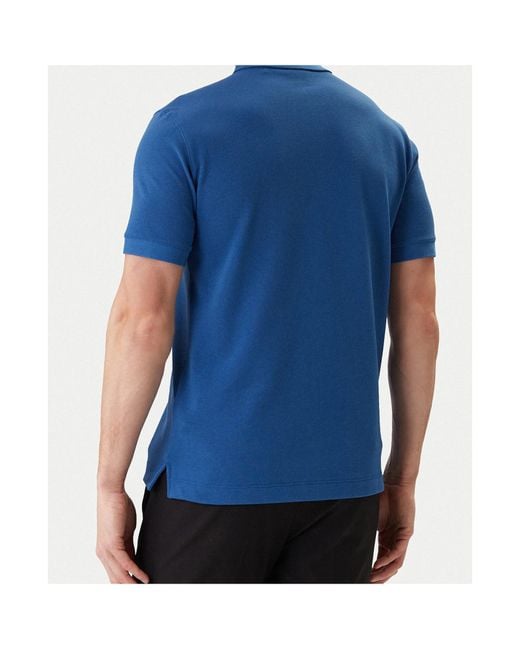 Boss Blue Short-Sleeve Polo Shirt for men