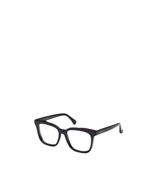 Max Mara White Square Frame Glasses