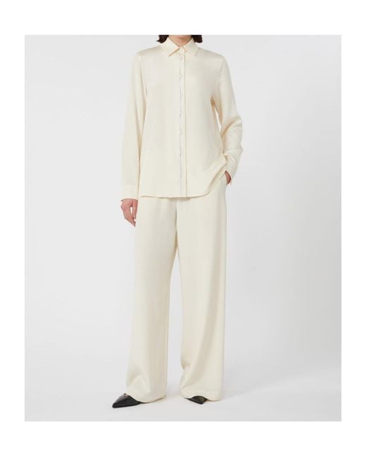 Max Mara White Bonn Pants