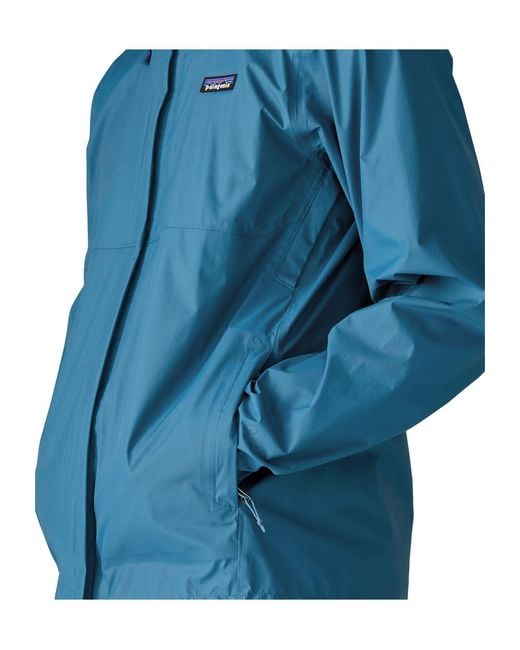 Patagonia Blue Torrentshell 3L Rain Jacket for men