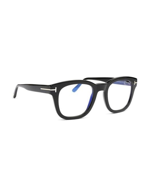 Tom Ford White Eyewear Square Frame Glasses for men