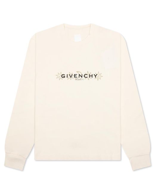 Givenchy White Long Sleeve T-Shirt for men