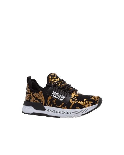 Versace Jeans Black Logo Casual Sneakers