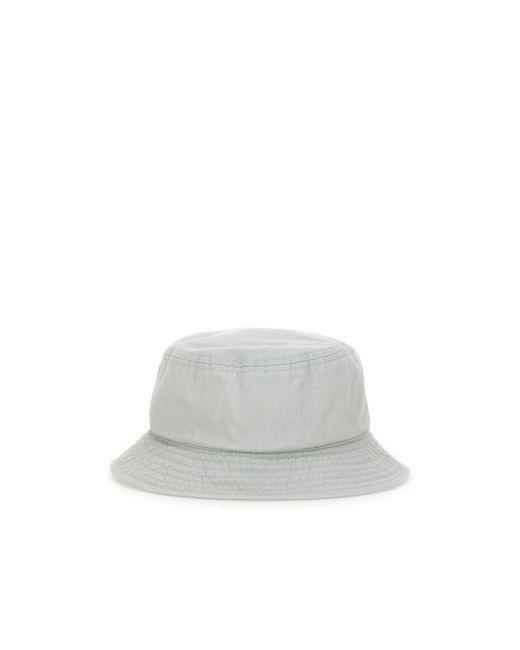 Vivienne Westwood White Orb-Patch Flat Crown Bucket Hat